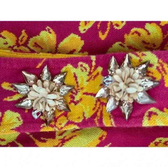 ZARA Jewel Jacquard Dress Size Small - Picture 5 of 9